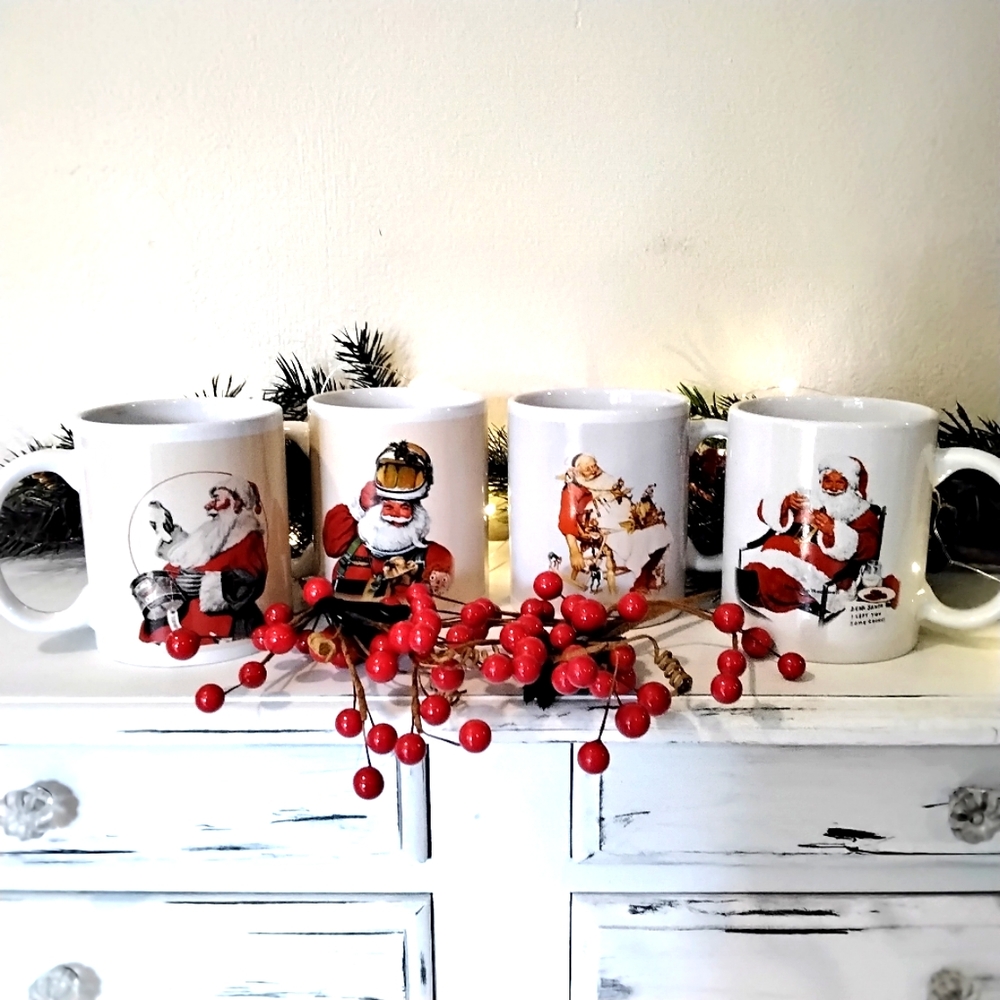 New! Norman Rockwell Mugs 🎄